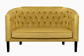 купить красивый Дизайнерский двухместный диван Harry Gold в Краснодаре