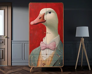 заказать Шкаф в скандинавском стиле "Ellipse Print" с ящиками арт EL15/Art11 в Краснодаре