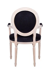 стильный Мягкий стул с подлокотниками Delo Arm Black Velvet в Краснодаре