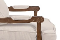 Мягкое полукресло с подлокотниками Nitro Beige V3 в интерьере в Краснодаре