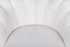 Низкое кресло ракушка Pearl цвет белый на заказ в Краснодаре