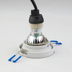 заказать 900454 Встраиваемый светильник CAROSSO, 35W (GU10), L93, B93, H25, алюминий, белый / пластик, белый в Краснодаре