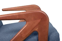 Кресло в современном стиле синее Arrow BR в интернет-магазине в Краснодаре