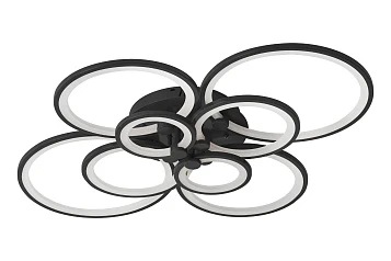 купить Люстра Oris 8 rings black в интернет-магазине в Краснодаре