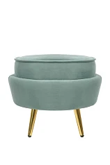 Пуф Pearl Adorn Green в интерьере в Краснодаре