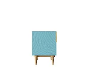 Тумбочка с дверкой "Line" LN08/GR1/blue в интернет-магазине в Краснодаре