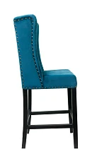 Дизайнерский полубарный стул Skipton Average Blue Velvet в Краснодаре