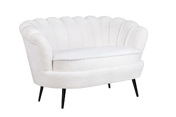 Двухместный диван Pearl Double Boucle на черных ножках в Краснодаре