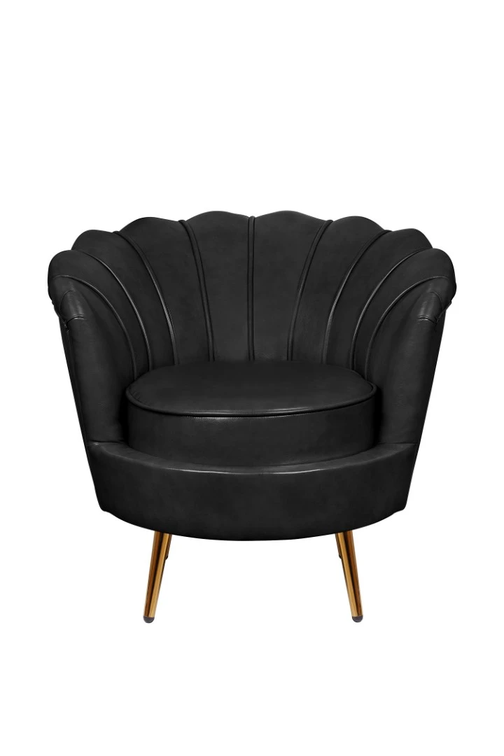 заказать Низкое кресло ракушка Pearl Black V2 в Краснодаре