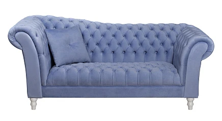 купить Двухместный диван Lina Blue-W синий в интернет-магазине в Краснодаре