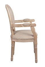 Мягкий стул с подлокотниками Volker Arm Orange Pinstripe на заказ в Краснодаре