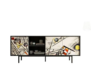 заказать Комод с дверками и нишей "Emerson" by Kandinsky арт EM15/Print_01 в Краснодаре