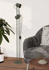 купить 44137 Торшер TILSTON, 2X8W(E14), сталь, зеленый в Краснодаре