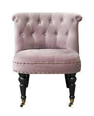 фото Низкое кресло Aviana Pink Velvet в интерьере в Краснодаре