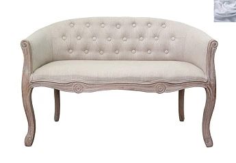 фото Дизайнерский двухместный диван Kandy Double Mocca цвет серый в интерьере в Краснодаре