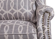 Мягкое полукресло с подлокотниками Scott Grey в Краснодаре