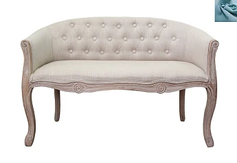 купить красивые Дизайнерский двухместный диван Kandy Double Mocca цвет голубой в интернет-магазине в Краснодаре