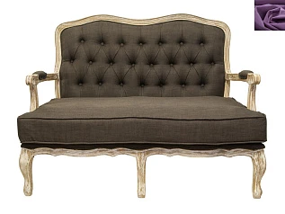 заказать Прямой диван модерн Yareli Brown V2 фиолетовый в Краснодаре