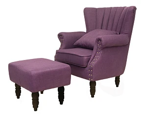 заказать Кресло с пуфом Lab Violet V2 в Краснодаре