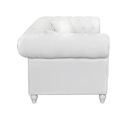 купить стильные Трехместный прямой диван мягкий арт-деко Neylan белый в интернет-магазине в Краснодаре