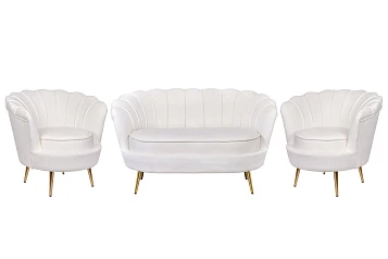 красивый Комплект кресел и дивана ракушка Pearl Double Beige в Краснодаре