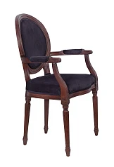 красивый Мягкий стул с подлокотниками Delo Kora Arm Black в Краснодаре