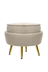 фото Пуф Pearl Adorn Taupe в Краснодаре