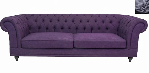 стильный Диван мягкий арт-деко Neylan Purple серый на заказ в Краснодаре