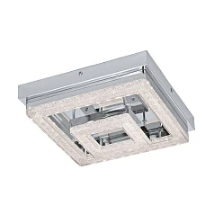 95659 Светодиодный потолочный светильник FRADELO, 12W (LED), 240х240, сталь, хром/пластик с кристал., хром в Краснодаре