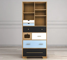 Стеллаж малый "Aquarelle Birch" арт RE-30ETG в интернет-магазине в Краснодаре