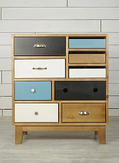 красивый Комод «Aquarelle Birch» 9 ящиков арт RE-18ETG/4 в Краснодаре