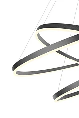Люстра Orblaze 3 rings 600 black в Краснодаре