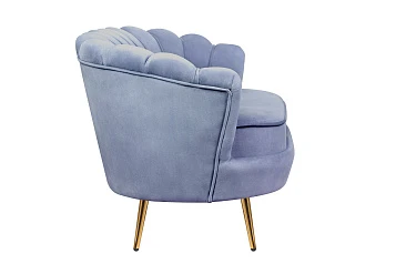 Диван ракушка Pearl Double Blue в интерьере в Краснодаре