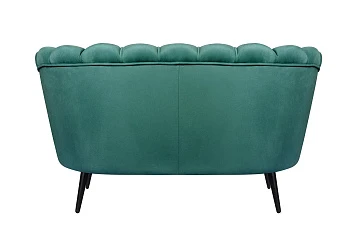заказать Дизайнерский диван Pearl Double Green V2 на черных ножках в Краснодаре