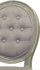 купить Дизайнерский обеденный стул Volker Button Grey в Краснодаре