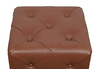 заказать Дизайнерский пуф Amrit Light Brown Leather в Краснодаре