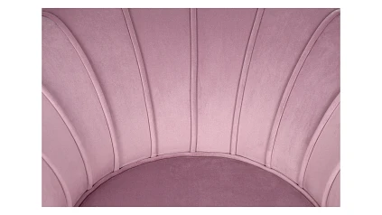 Кресло с пуфом ракушка Pearl Pink в интернет-магазине в Краснодаре
