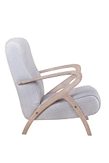 Низкое кресло Fobos light grey на заказ в Краснодаре