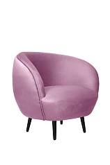 красивое Мягкое кресло Small Benee Pink на черных ножках в интернет-магазине в Краснодаре