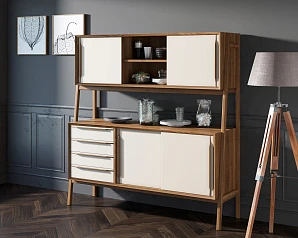 купить Буфет "Bruni white" широкий арт BR37WH в интернет-магазине в Краснодаре