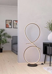 купить 901271 Светод торшер SERPINS, 20W(LED), алюминий, сталь, черный, пластик, белый, 3000K, 2500lm в интернет-магазине в Краснодаре