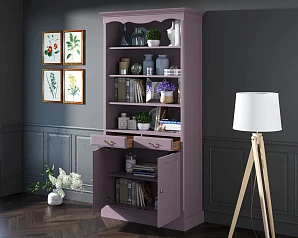 красивый Книжный шкаф "Leontina Lavanda" арт ST9330L в Краснодаре