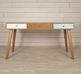 купить Рабочий стол "Aquarelle Birch" с тремя ящиками арт RE-36ETG в Краснодаре