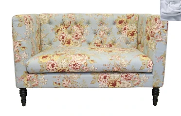 фото Современный диван Rose серый в интерьере в Краснодаре