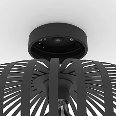 заказать 900721 Потолочный светильник MOGANO 3, 1X40W (E27), H180, ?430, сталь, черный в Краснодаре