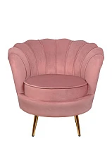 красивое Низкое кресло ракушка Pearl Pink V3 на заказ в Краснодаре