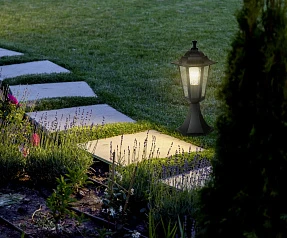 22472 Уличный напольный светильник LATERNA 4 в интерьере в Краснодаре