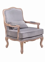 купить красивое Мягкое полукресло с подлокотниками Nitro Grey Velvet в Краснодаре
