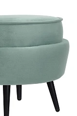 купить Пуф Pearl Adorn Green на черных ножках в Краснодаре