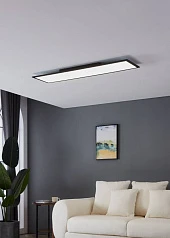 купить 900821 Потолочный светильник  SALOBRENA 1, 33W (LED), 4000K, 4700lm, L1200, B300, H50, алюминий, сталь, черный / пластик, белый в Краснодаре